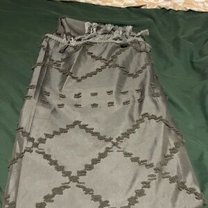 Boho Gray Textured Shower Curtain 72x72